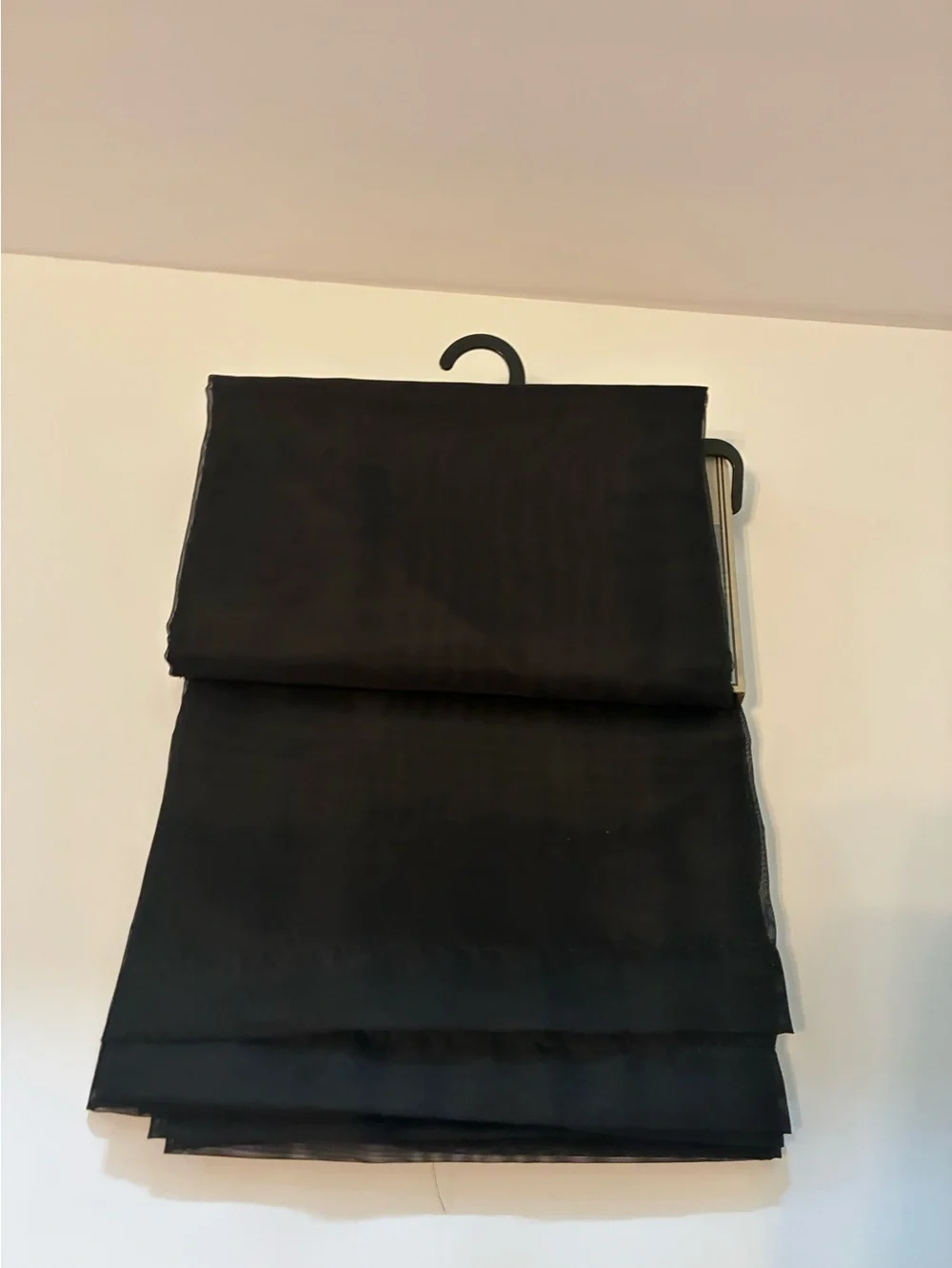 N/A black voile